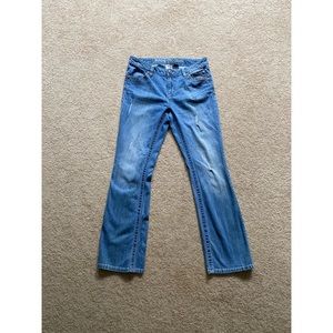 99173-16VW Curvy Boot Cut Studded Mid Rise